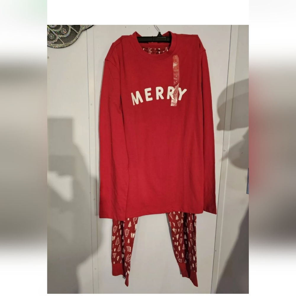 Mens Christmas Matching Pjs From Macy's Merry Red Size Medium